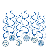 Delftsblauw Hangdecoratie 70cm 12st